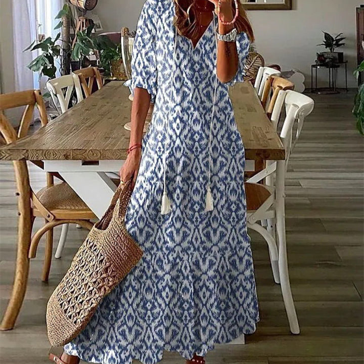 Annalena – Robe d'été bohème col V