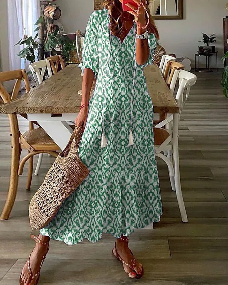 Annalena – Robe d'été bohème col V