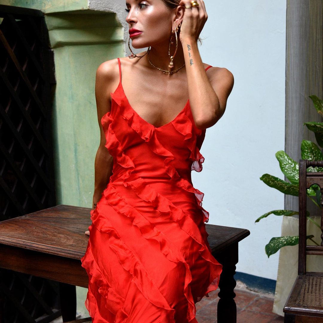 Sara - Robe à volants