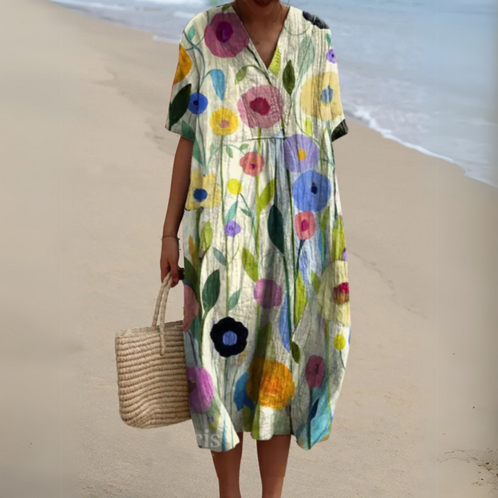 Charlotte - Robe fleurie d'été
