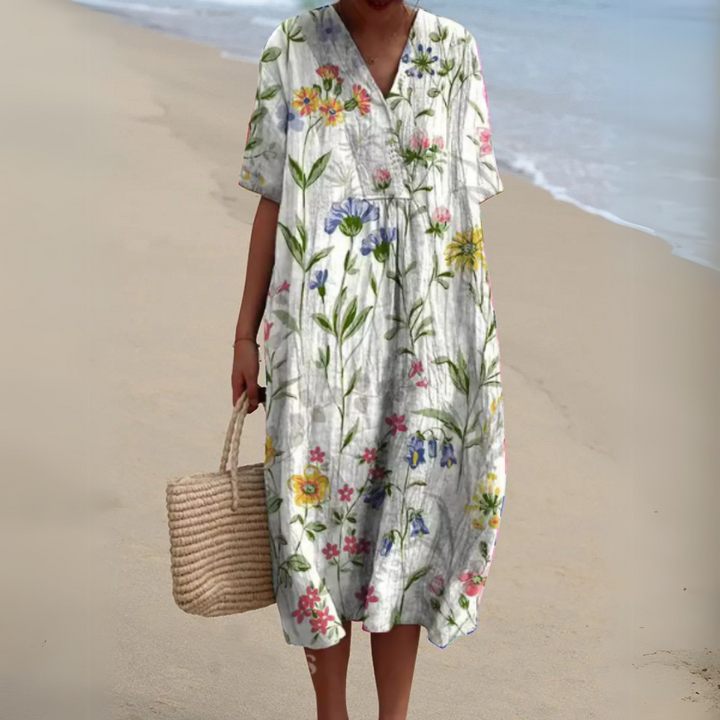 Charlotte - Robe fleurie d'été