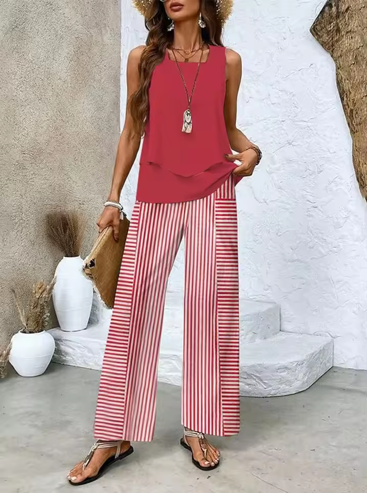Isabella – Ensemble top et pantalon