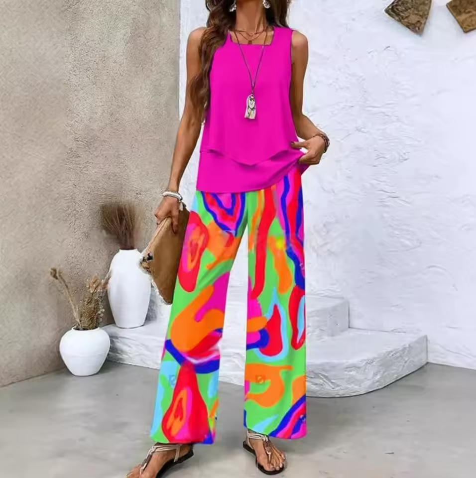 Isabella – Ensemble top et pantalon