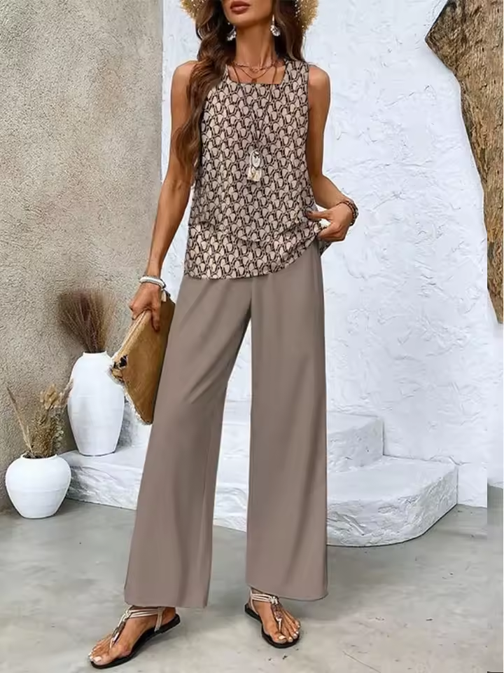 Isabella – Ensemble top et pantalon