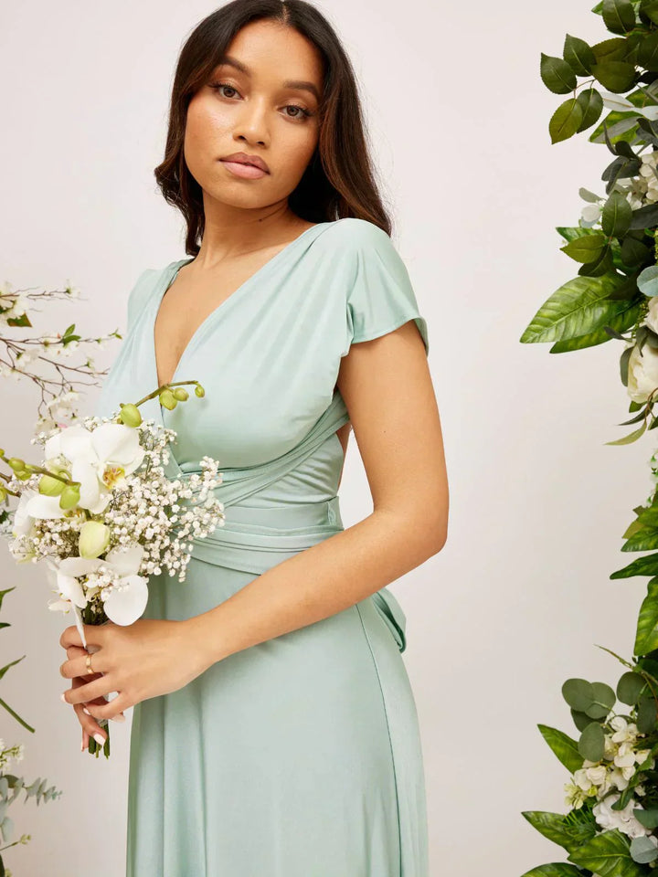 Nicole - Robe multicolore élégante