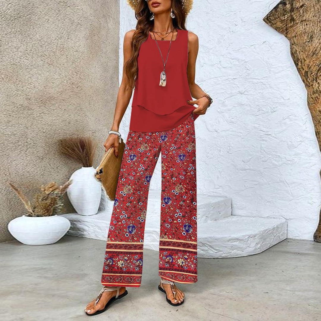 Isabella – Ensemble top et pantalon