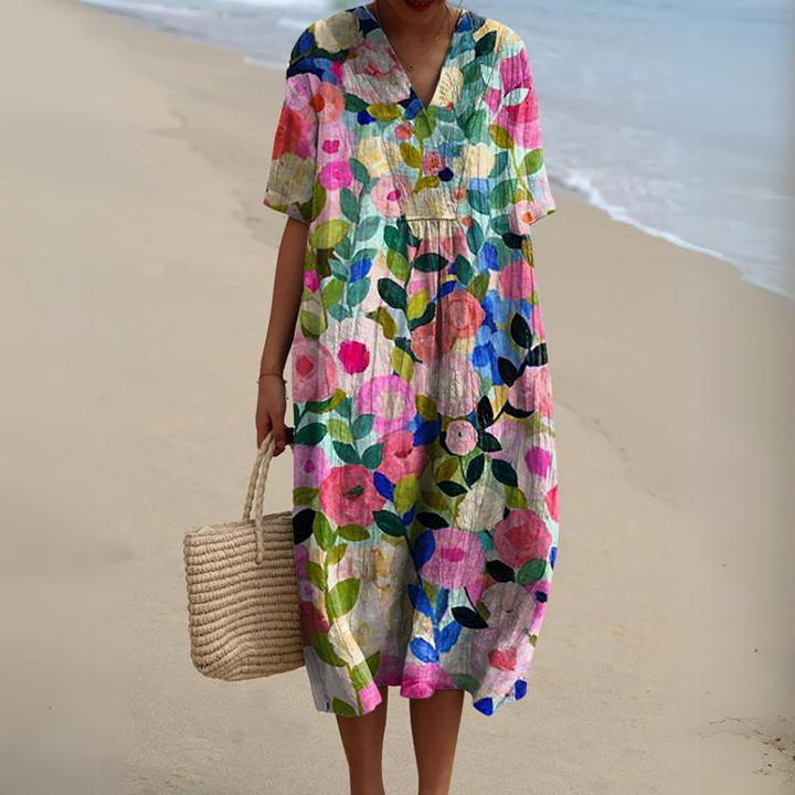 Charlotte - Robe fleurie d'été