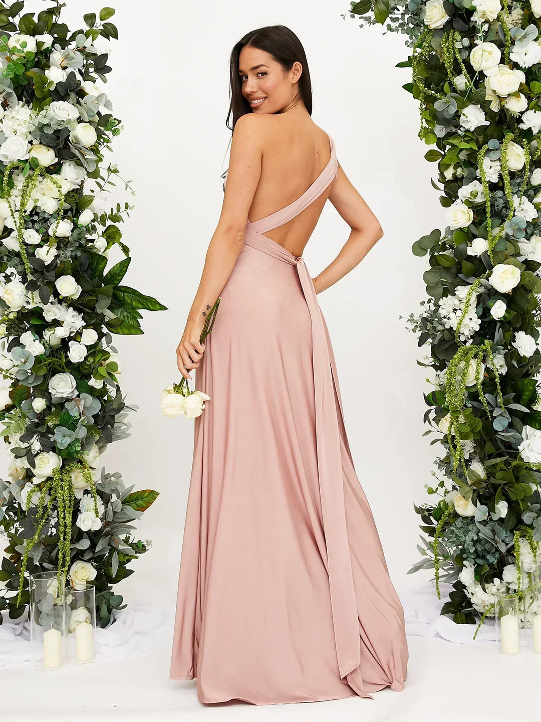 Nicole - Robe multicolore élégante