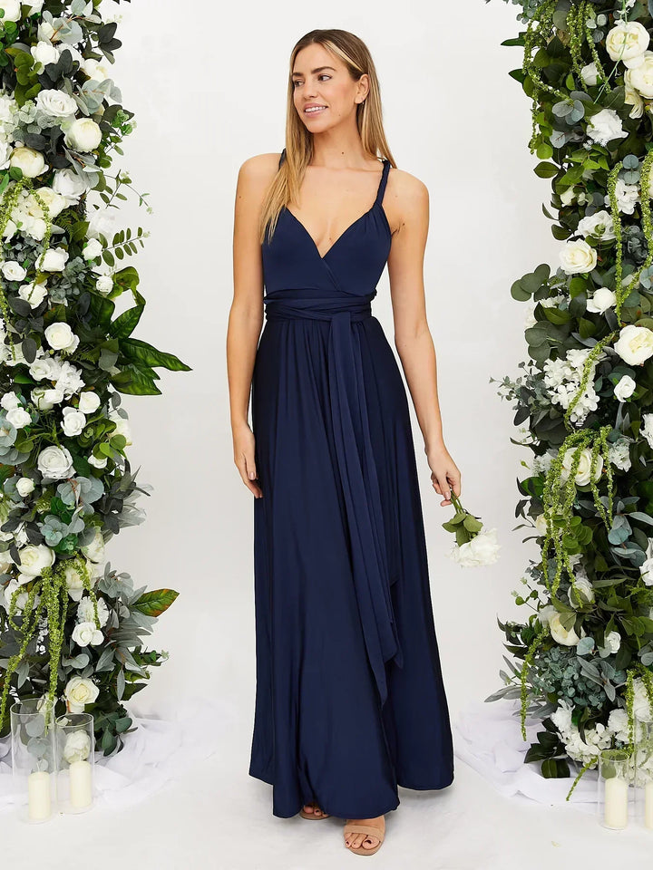 Nicole - Robe multicolore élégante