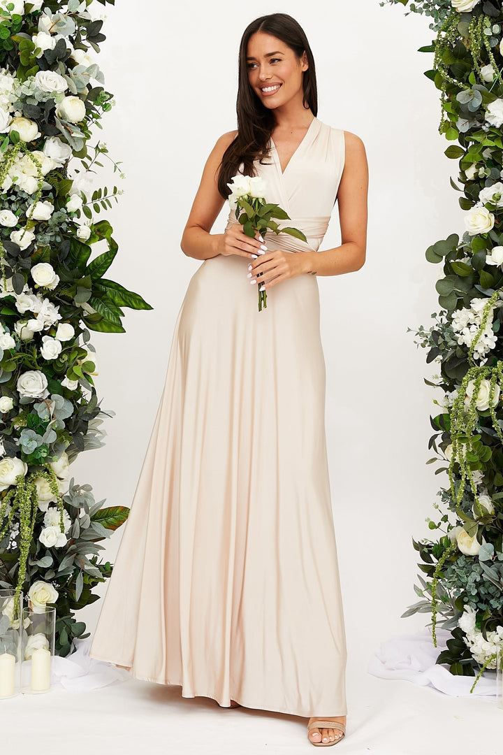Nicole - Robe multicolore élégante