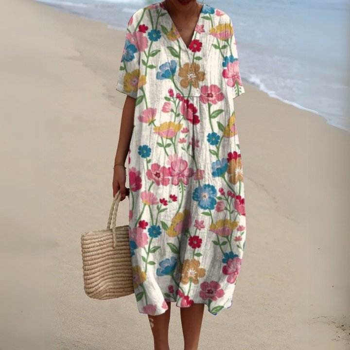 Charlotte - Robe fleurie d'été