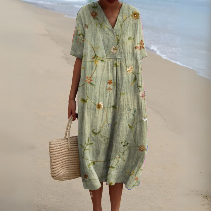 Charlotte - Robe fleurie d'été