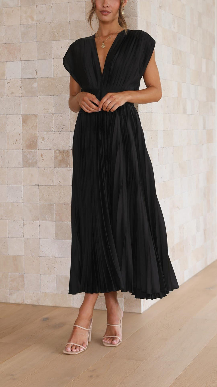 Alexis – Robe plissée élégante
