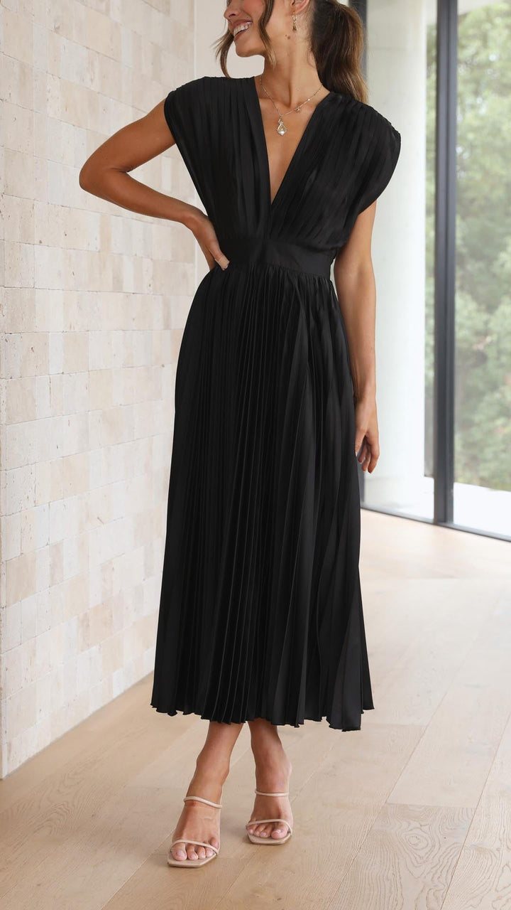 Alexis – Robe plissée élégante