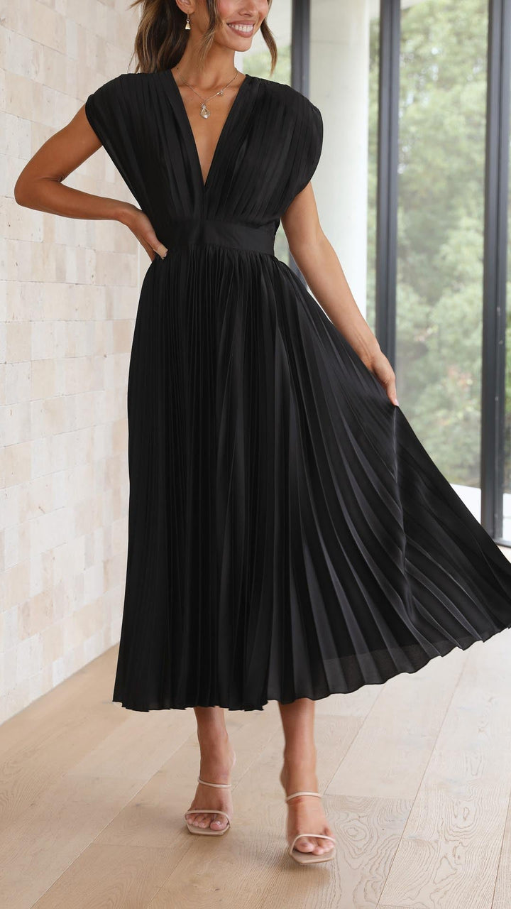 Alexis – Robe plissée élégante