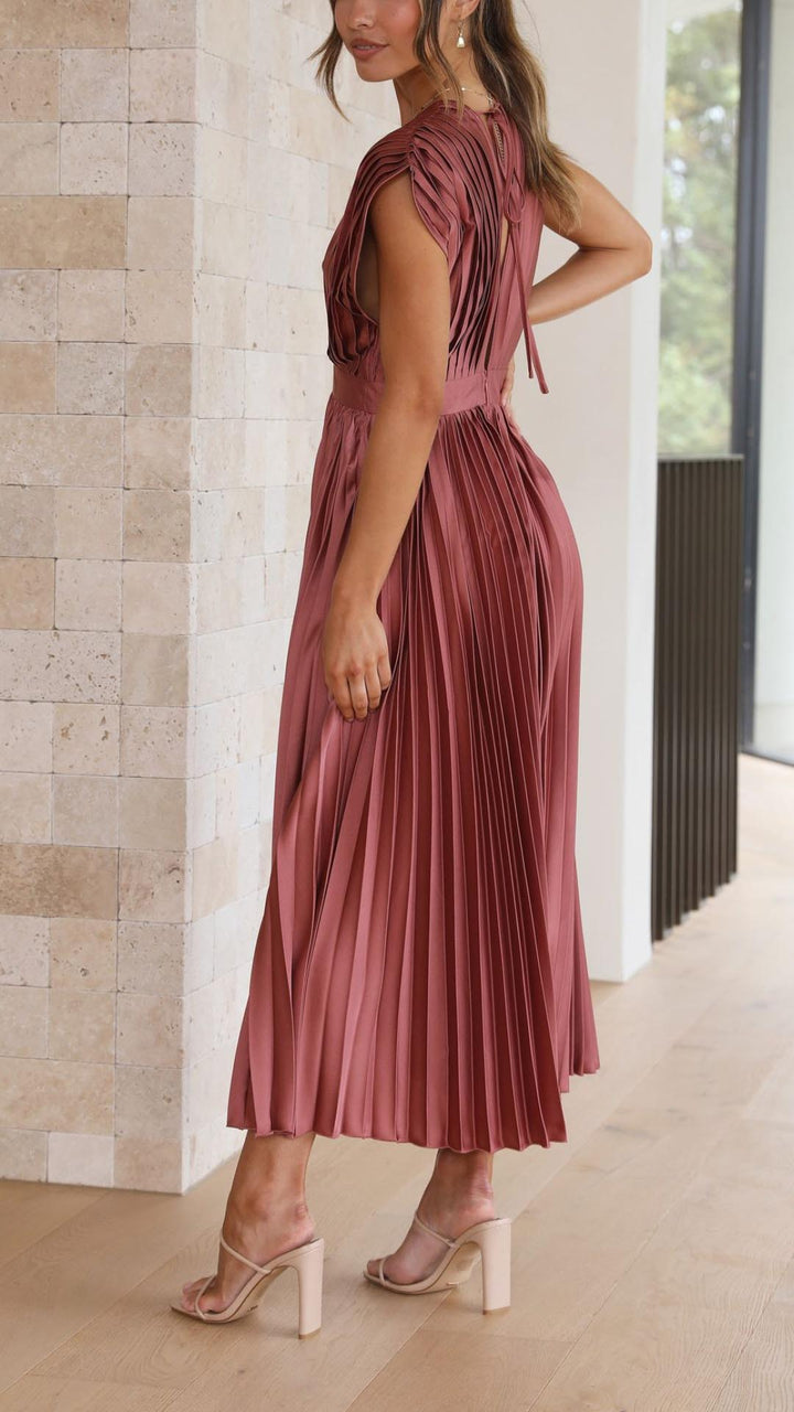 Alexis – Robe plissée élégante
